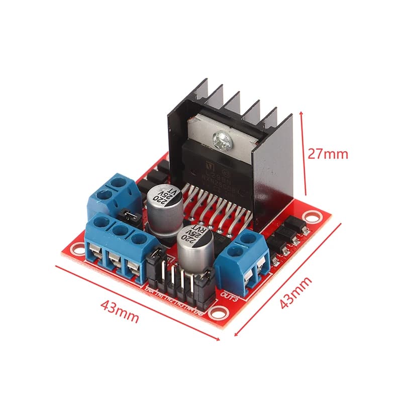 L298N Motor Overpass Smart Car Robot Tagliere Peltier High Power L298 Driver DC Motor For Arduino L298N Module Driver DC Motor