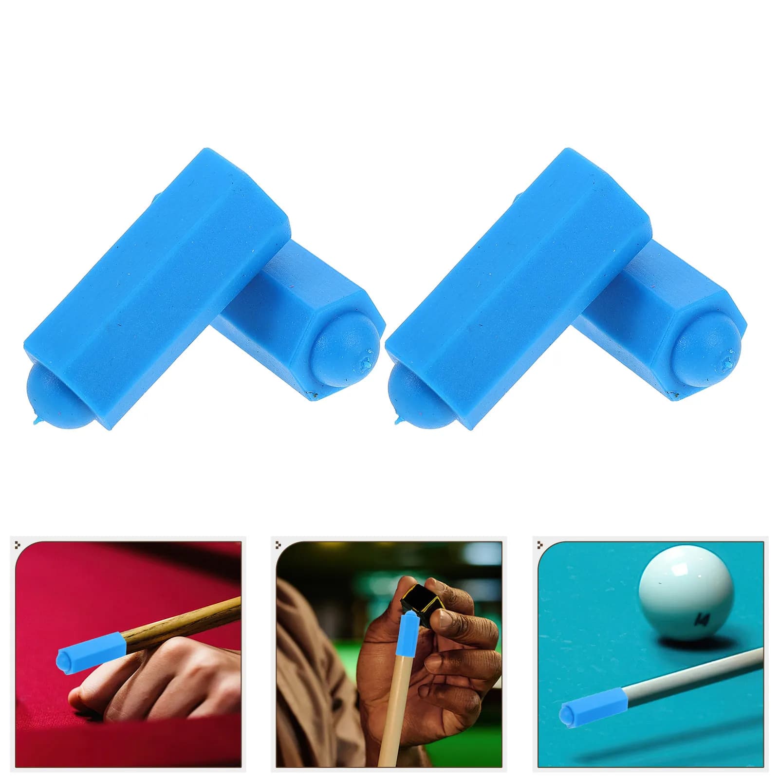 10 Pezzi Protezioni per Punte di Stecche da Biliardo, Coperture in Gomma Morbida Antiscivolo, Custodie Protettive Portatili per Stecche da Biliardo, Accessori per Snooker