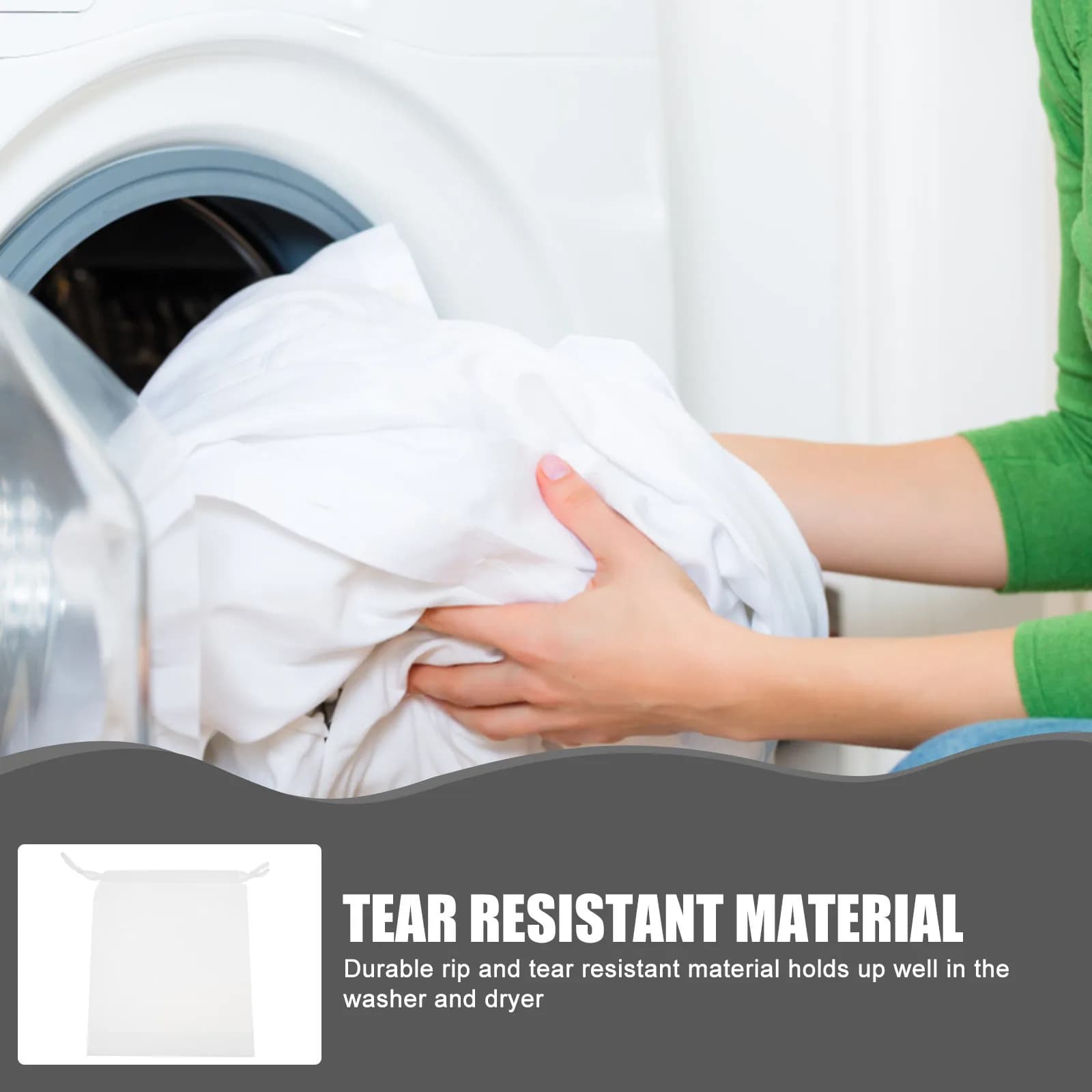15 Sacchetti per Bucato da Viaggio in Plastica Resistente con Cordoncino per Lavatrice Domestica e Protezione Biancheria Intima
