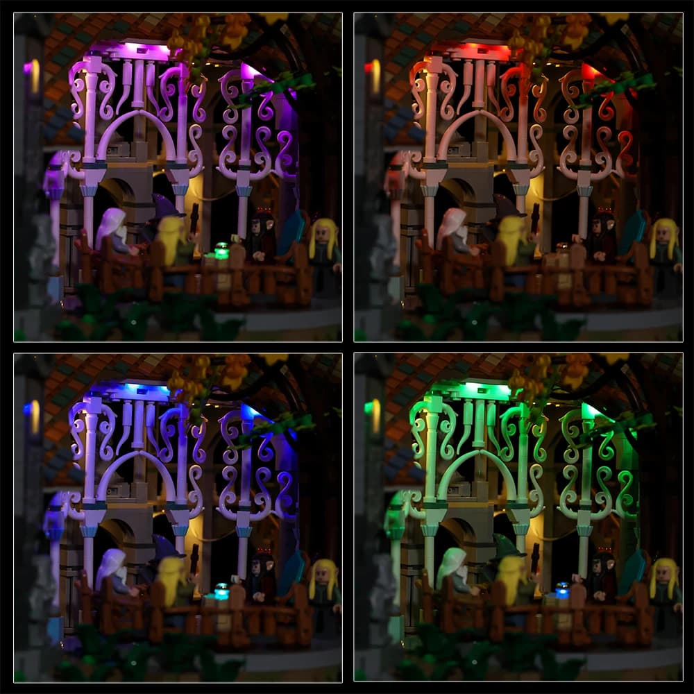 Kit di luci a LED per LEGO THE LORD OF THE RINGS 10316 Non include il modello di blocchi da costruzione (solo kit di luci a LED)