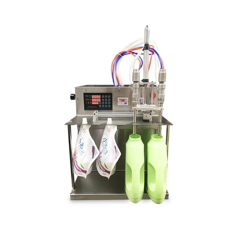 Semi-Automatic Filling Machine for Detergent in Bags, Food Oil, Piatti Detergent, Shower Gel, Doypack Bags