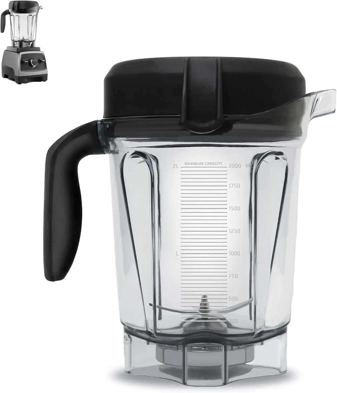 Vitamix 750 replacement container for water bottle Vitamix blender compatible with 64 ounces cup