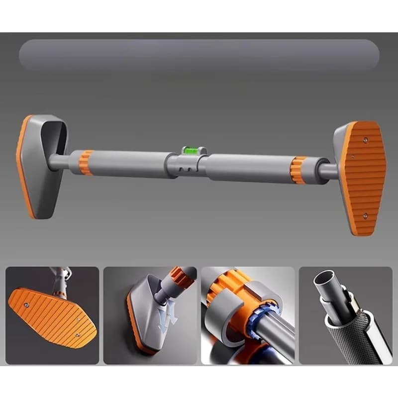 Indoor Home Extraction Device with Horizontal Bar, Single Rod for Door Frame