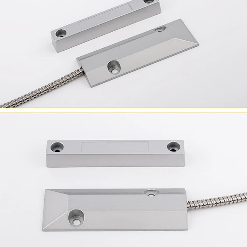 Sensore di allarme di sicurezza versatile Sensore in lega di zinco Sensore di sicurezza Sensore per porta del garage Costruzione in lega di zinco Design compatto