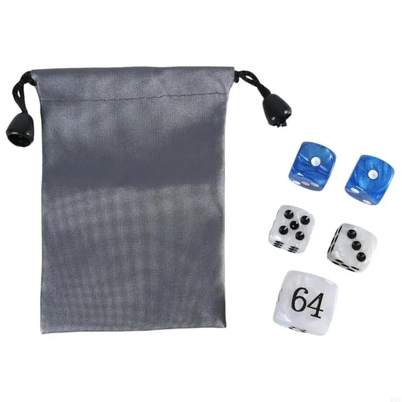 XXUF Set dadi per backgammon in acrilico con perle da 22 mm set dadi da 16 mm