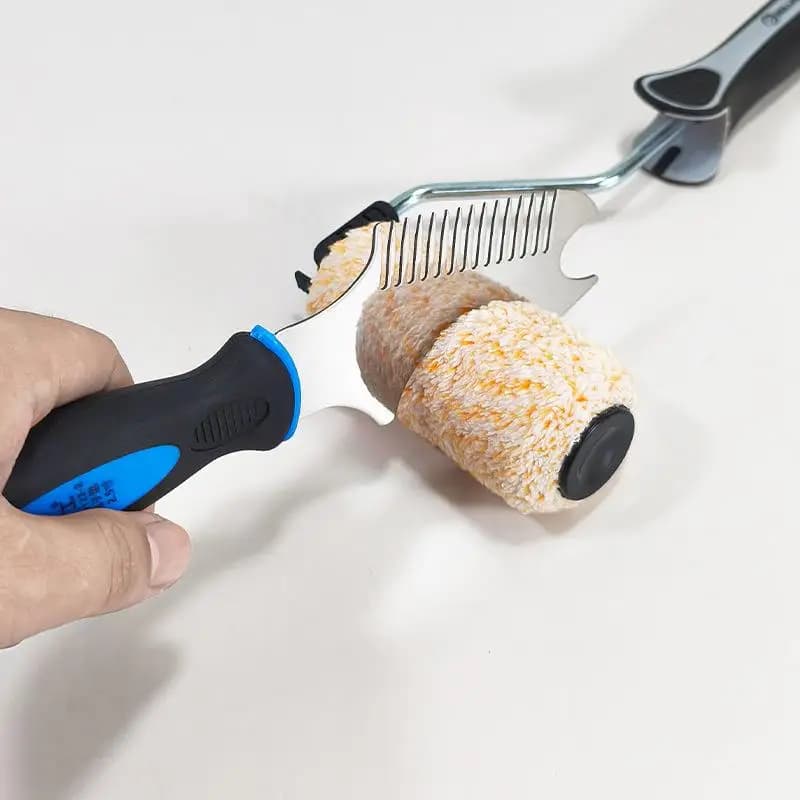 1/3Pcs Paint Brush Cleaner Tool Stainless Steel Paint Roller Cleaning Brush Household Painting Cleaner Supplies For Construction