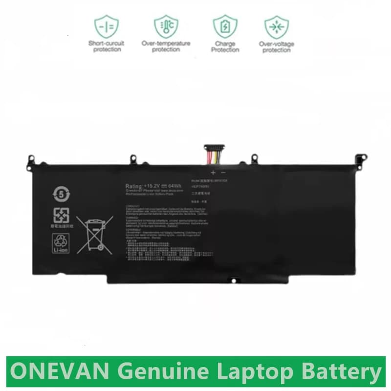ONEVAN Genuine 64Wh B41N1526 Laptop Battery For ASUS ROG Strix GL502 Series GL502V GL502VT FX60VM ZX60V FX502VM S5V S5VM S5VS