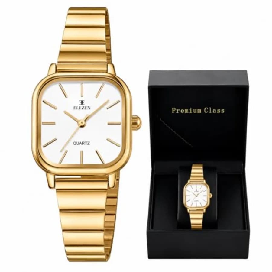 Orologi da Donna con Bracciale Sottile, Cassa Rettangolare