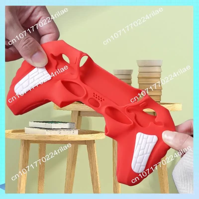 A17Z Adatto per PS5 Copri maniglia Custodia protettiva in silicone Accessori per maniglia con copertura in gomma antiscivolo e antisudore