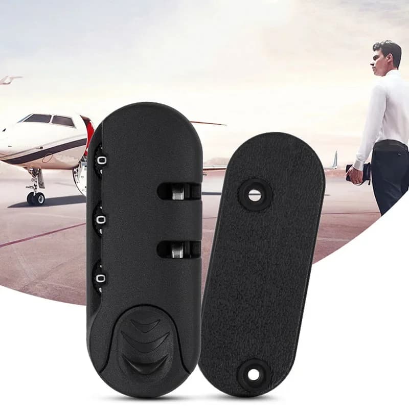 Lucchetto a combinazione di cifre per bagagli da viaggio lucchetto a codice valigia lucchetto fisso accessori per borse antifurto catena di trazione con serratura