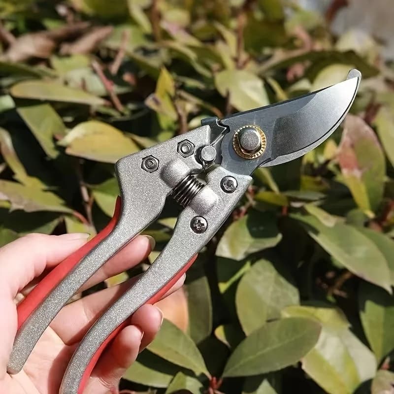 Ergonomic Garden Pruning Shears, Stainless Steel Hand Secateurs with Non-Slip Handle for Fruit Trees