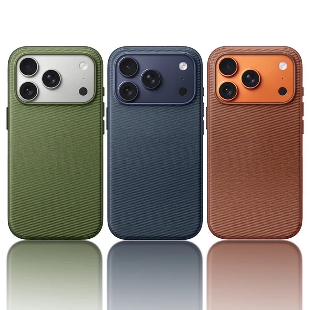 Tech Woven Case For iPhone 17 Air 16 15 14 13 Pro Max For MagSafe Magnetic Wireless Charging Shockproof Protective Cover