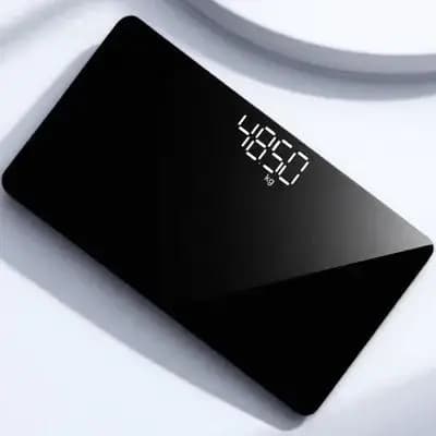 Portable Rechargeable Digital Weight Scale Mirror Design 50G Accuracy 4 High Precision Sensors for Women Travel Bathroom Use