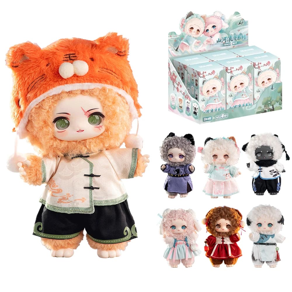Nagi Moumtain and River romance Series Vinyl Plush Doll Blind Box Mystery Box Toys Cute Action Anime Figure Model Gift Pendant