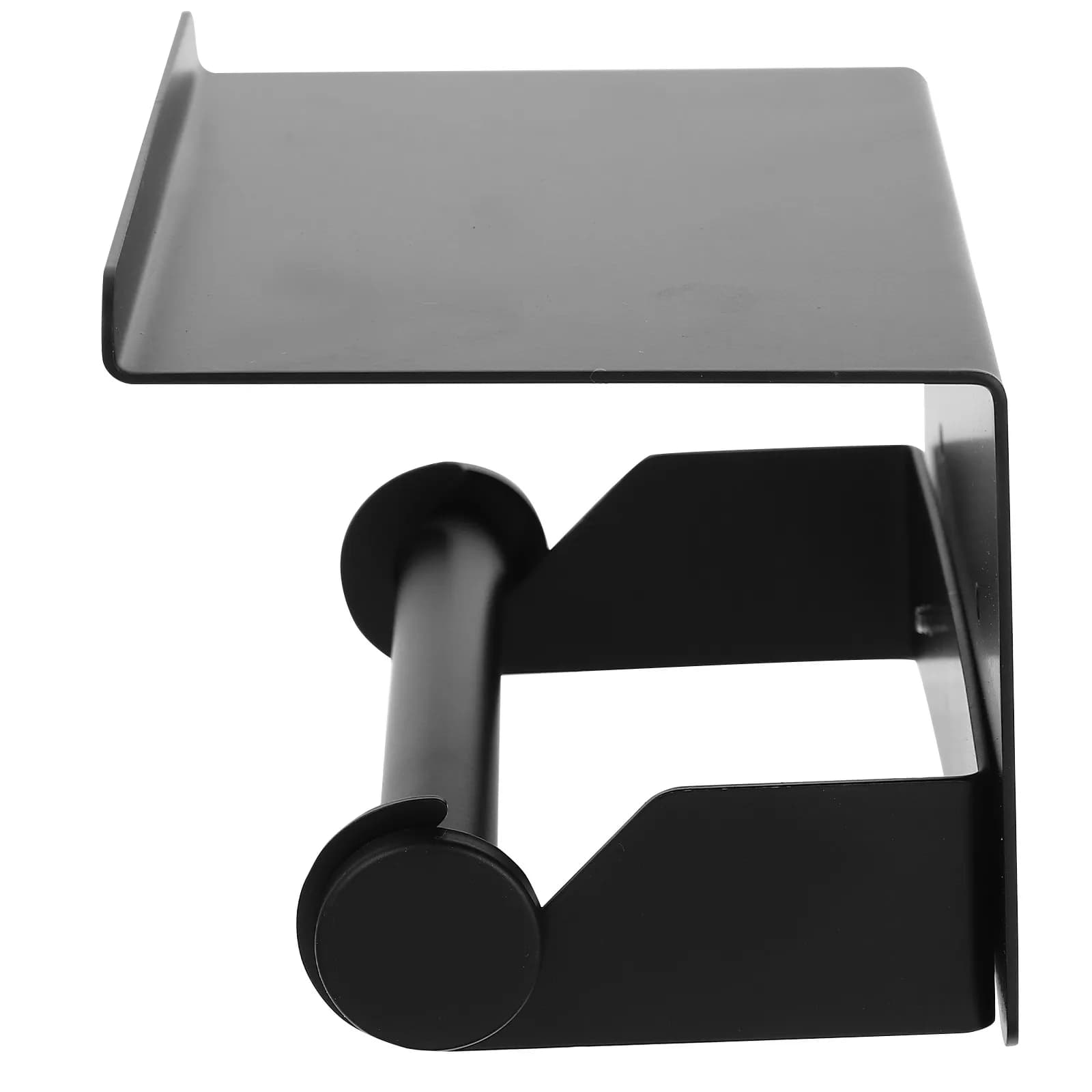 Portarotolo per Carta Igienica in Acciaio Inox con Mensola, Supporto da Parete per Bagno, Organizzatore Antiruggine per Rotoli di Carta e Telefono