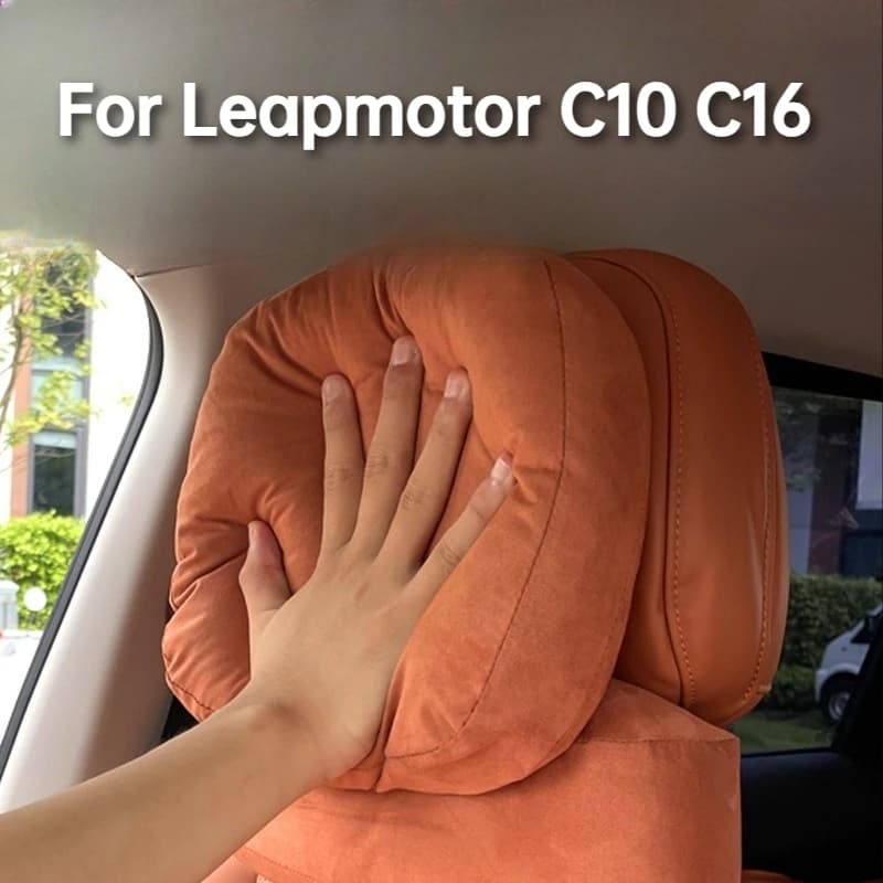 Per Leapmotor C10 C16 2024-2026 Auto Poggiatesta Collo Cuscino Supporto Lombare Modifica Interna