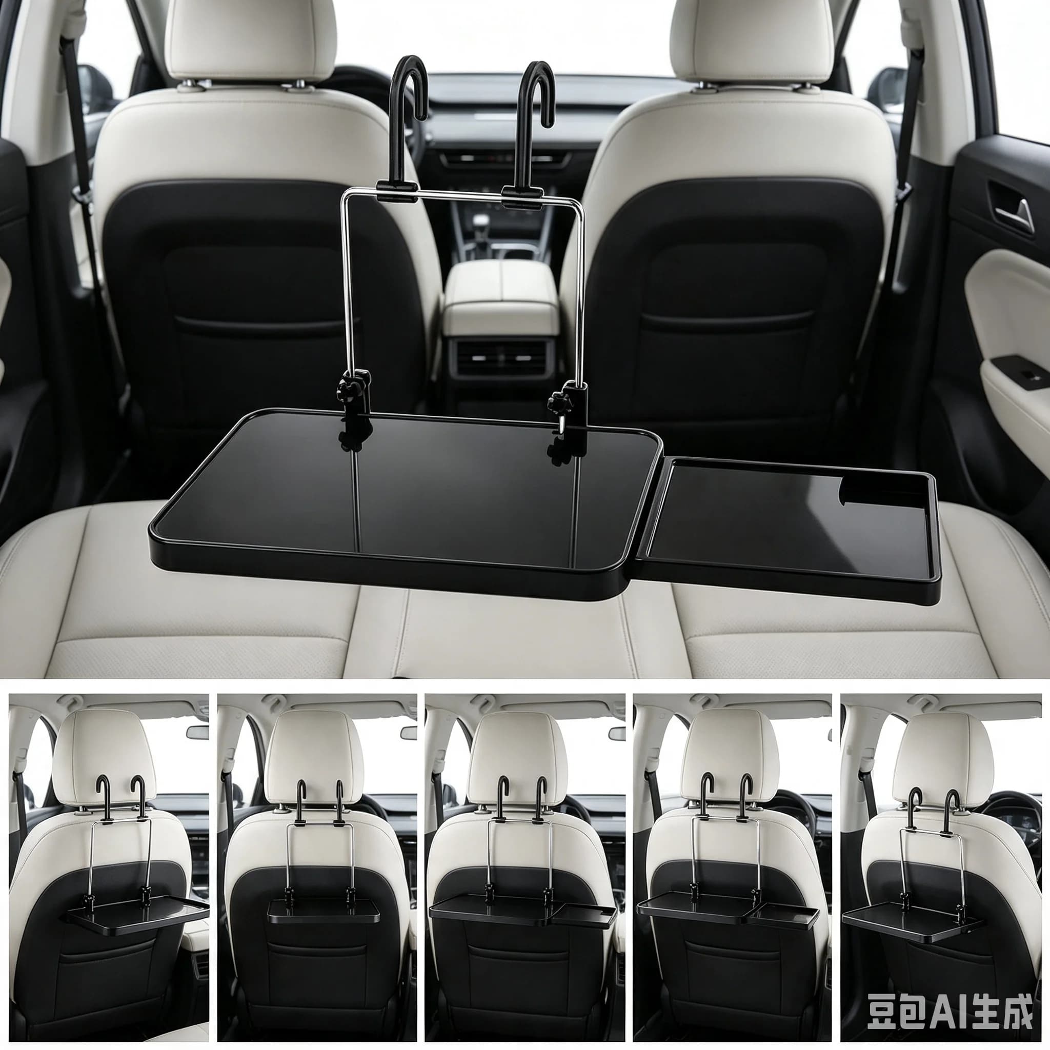 Holder Tray Laptop Table Desk Cup Stand for Car Mobile Auto with Drawer Portable