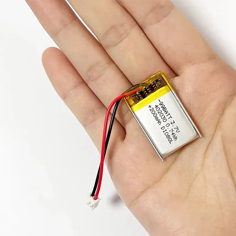 1-100 pieces Lithium polymer battery 402030 042030 200mAh 3.7V for wireless headphones, smart bracelets, webcam