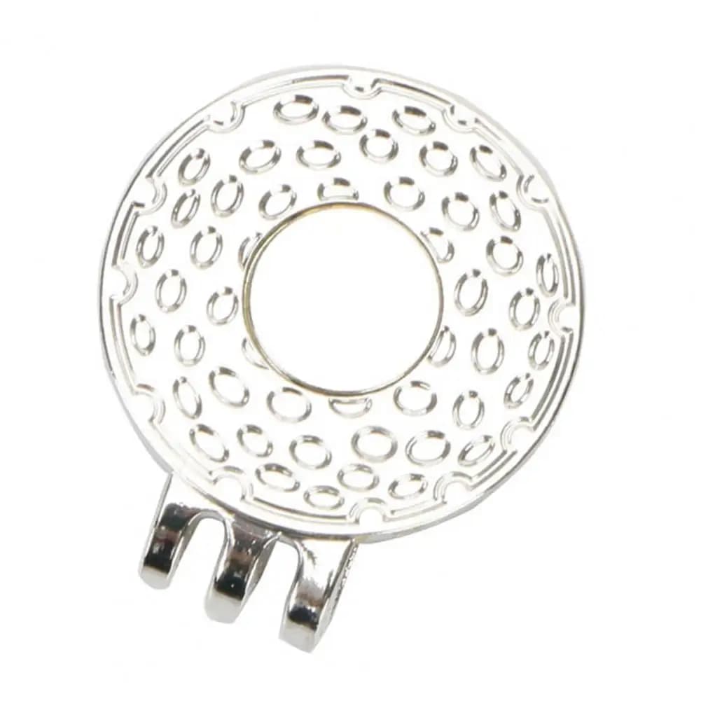 Indicatore magnetico per puntamento di palline da golf Indicatore da golf Ornamento magnetico per clip per cappello da golf