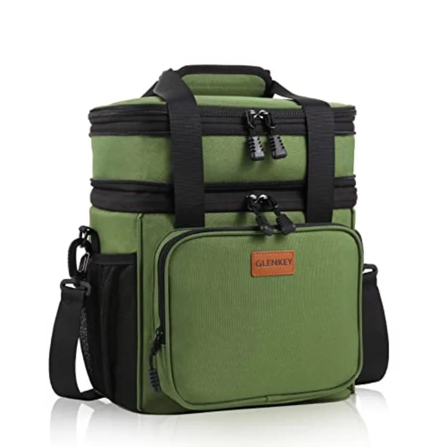 Borsa Termica Espandibile Grande, Borsa Frigo Resistente e Impermeabile per Pranzo, per Uomini, Donne, Adulti, Lavoro e Turni