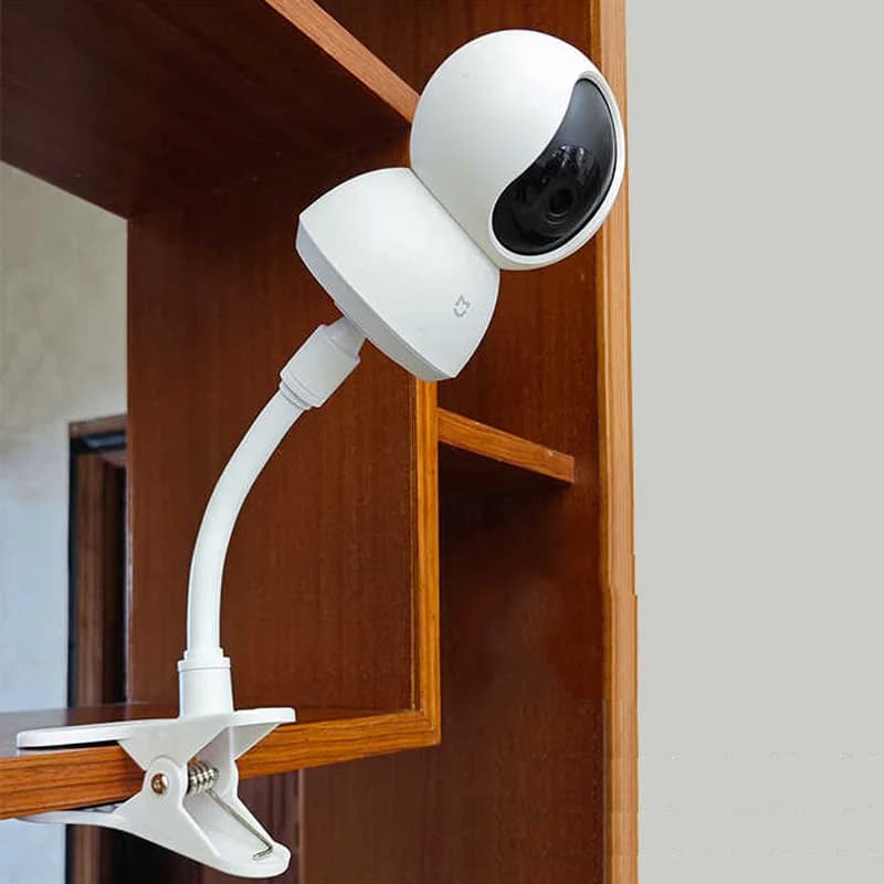 Flexible support for portable camera clamp, camera support for monitor Support for webcams Folding bracket base without universal punching