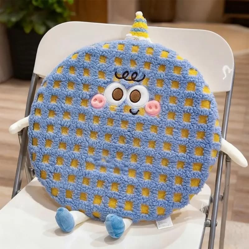 Memory Foam Chair Pad Cartoon Design Winter Cushion For Kids Room Office Chair C7AC