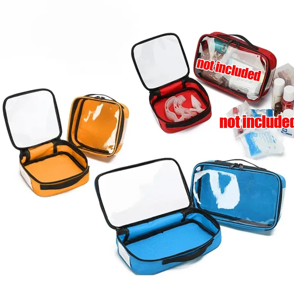 1X Outdoor Travel Portable Medical Storage Bag Large Capacity Oxford Home Medicine Pill First Aid Kit Medical Emergency Kits Bag