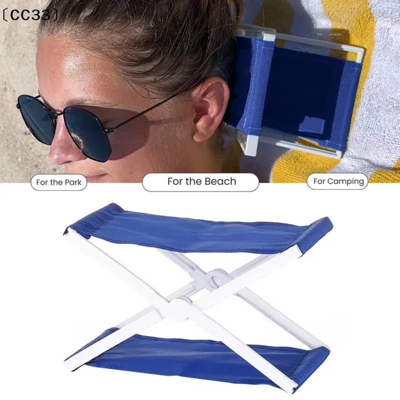 Camp Pillow Waterproof Ergonomic Neck Support Foldable Compact Pillow Beach Supplies For Adults Kids Indoor Outdoor〔CC33〕