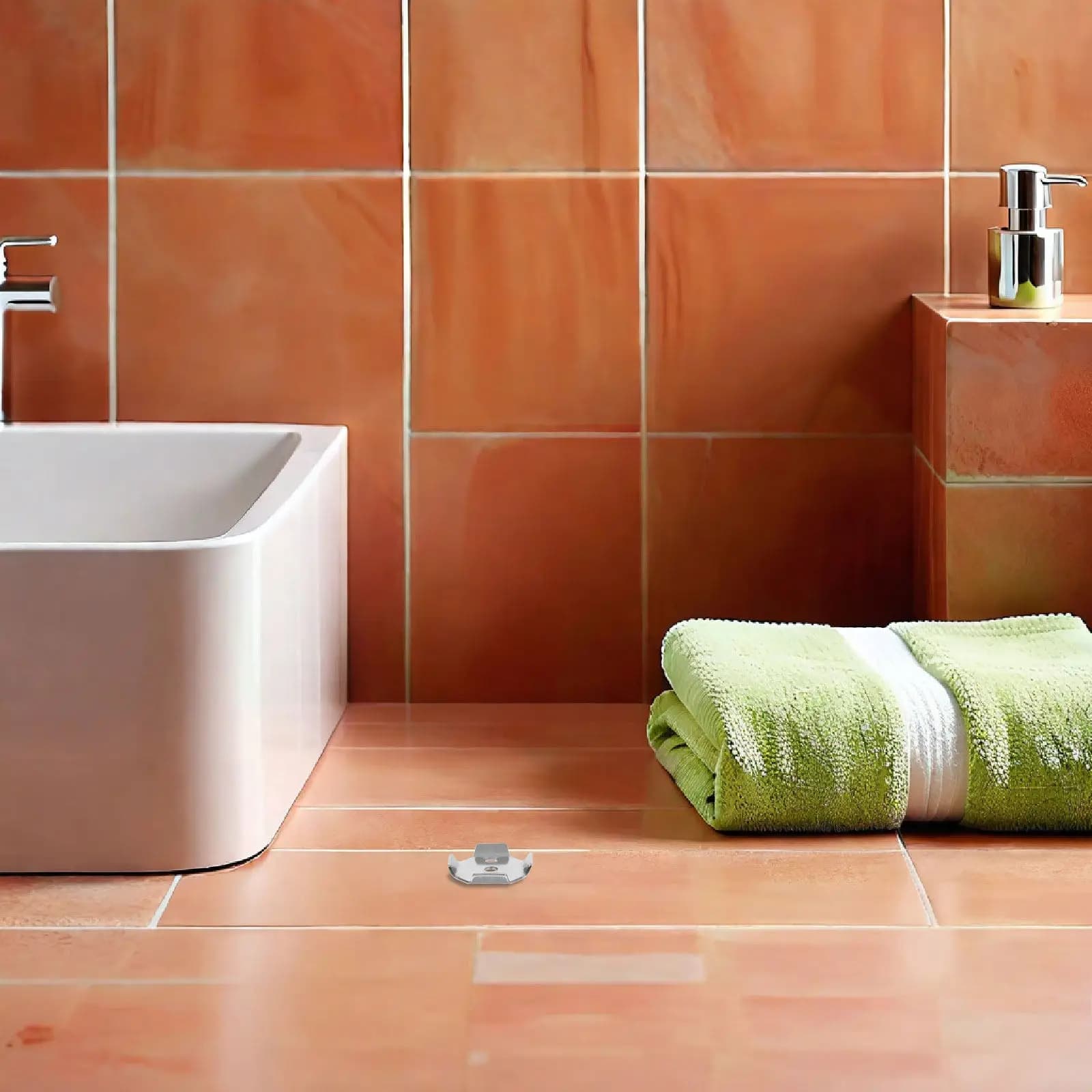 5 Pezzi Staffe di Montaggio per Portasciugamani in Acciaio Inossidabile Lucidato, Accessori per Riparazione e Sostituzione Montaggio a Parete per Bagno