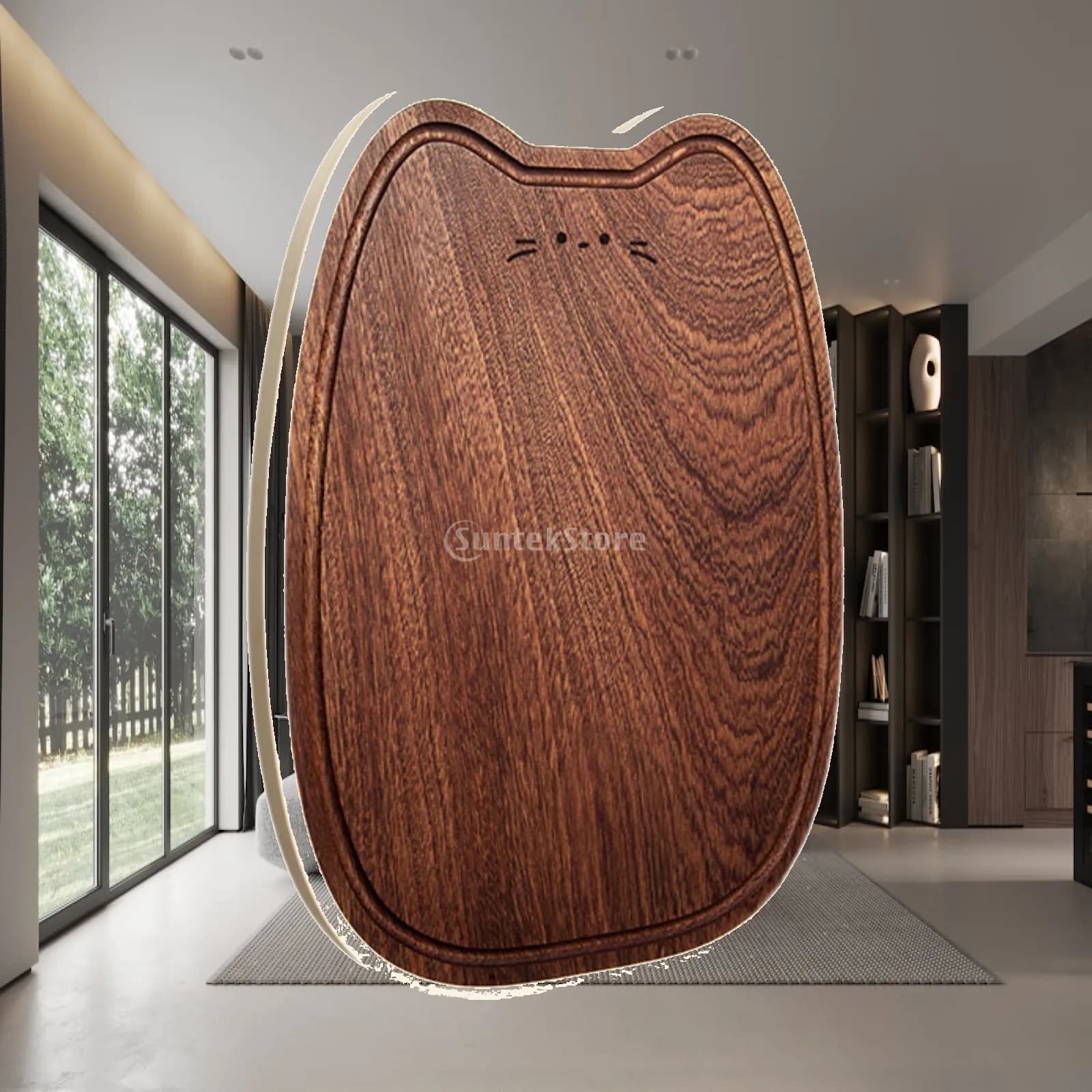 Wooden Kitchen Cutting Board Charcuteries Board Double Sided Cheese Board Paddle