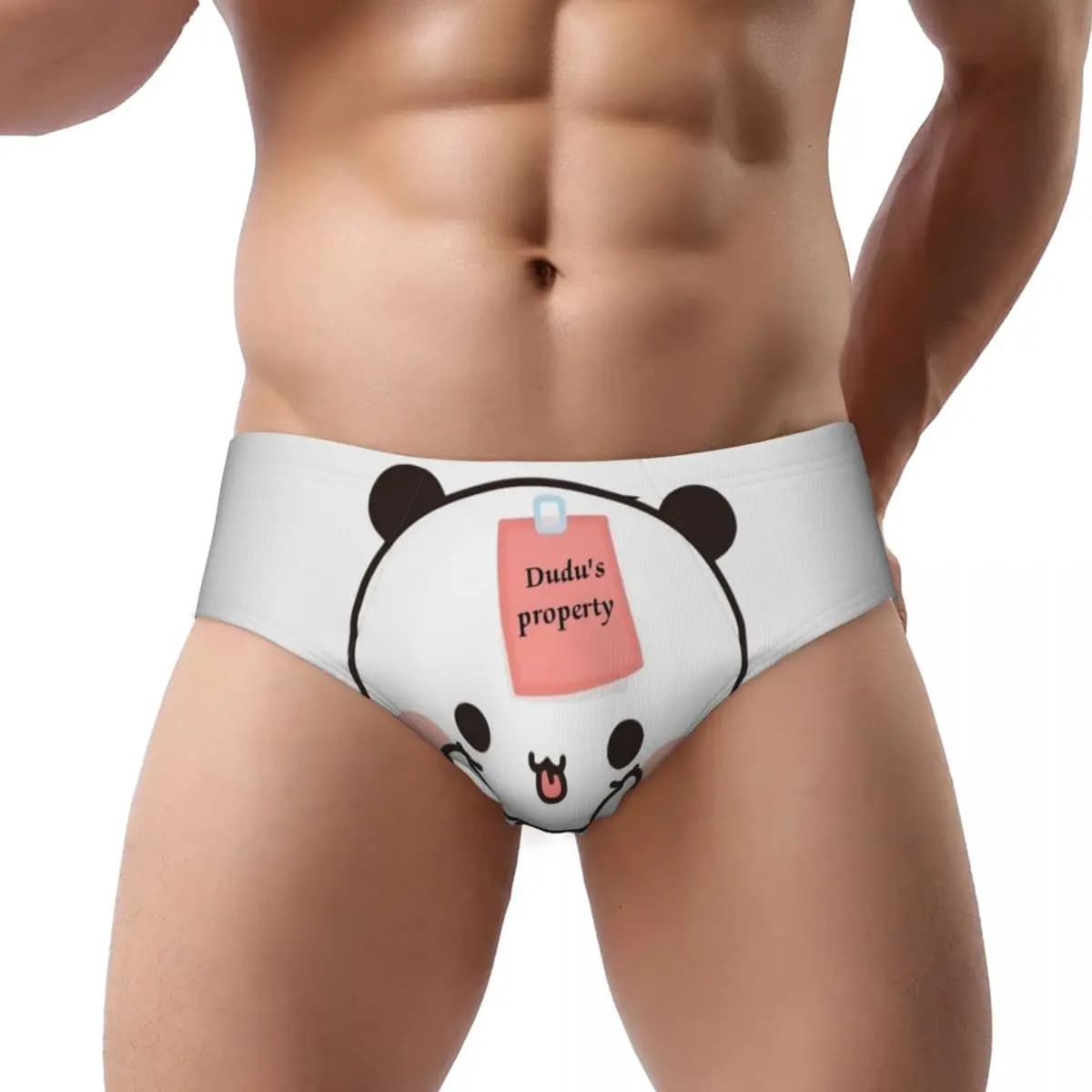 Personalizzato Bubu Dudu Panda e Brownie Bear Coppia Slip da uomo Mutandine da uomo Mutande intimo elasticizzato
