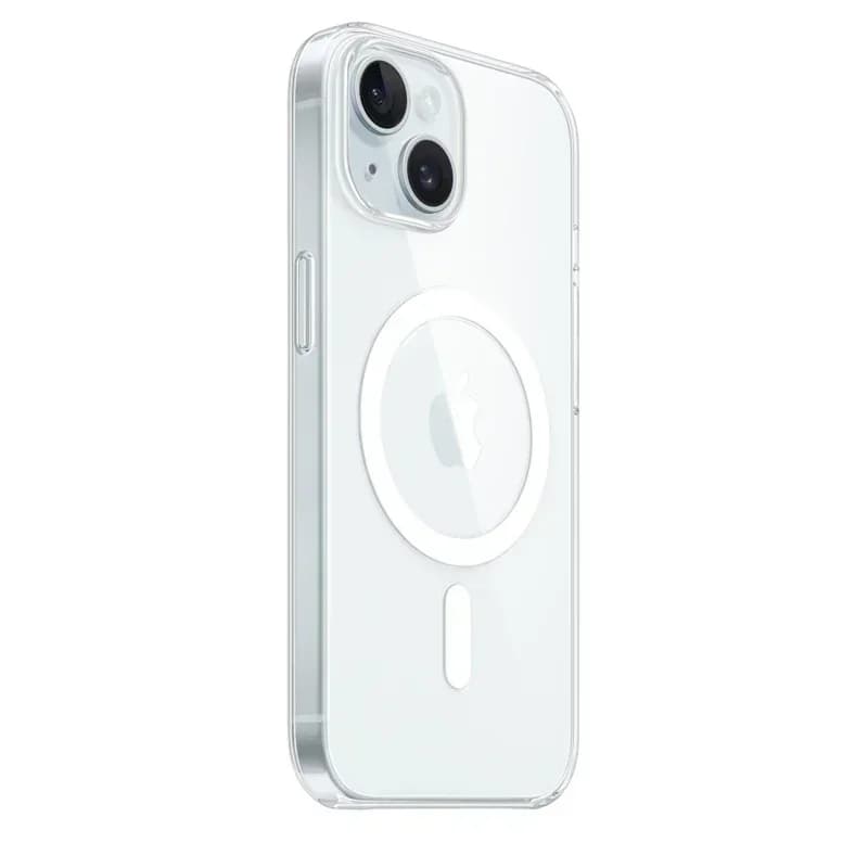 Original Magnetic Clear Case for iPhone 17 Air 16 15 14 13 12 11 Pro Max 12 13 mini Funda for Magsafe Silicone Transparent Cover