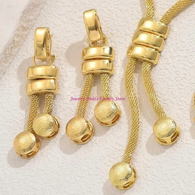 Orecchini per collana gioielli geometrici impilabili contemporanei E0BF