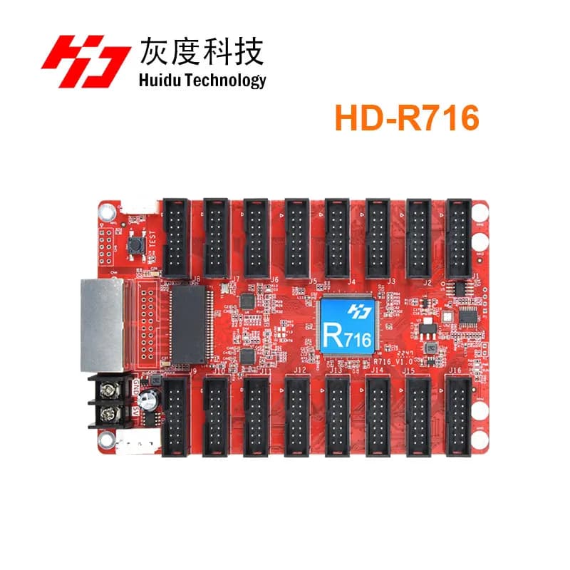 Huidu LED scheda di ricezione HD R716 sistema di controllo Huidu compatibile con R500 R508 R512 R512T R516 R516T