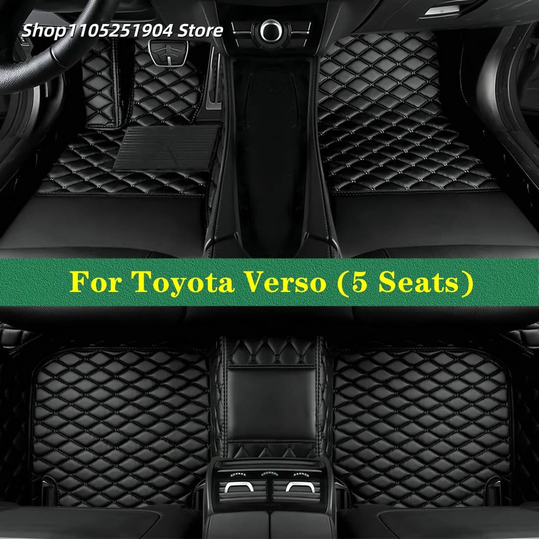 Car mats Car mats for Toyota Verso (5 seats) 2016 2014 2013 2012 2011 Car mat Interior accessories