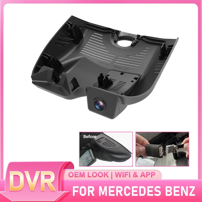 Video Recorder for Mercedes Benz GLC X254 C254 GLC300 GLC350 2022 2024, Night Vision, Easy Installation