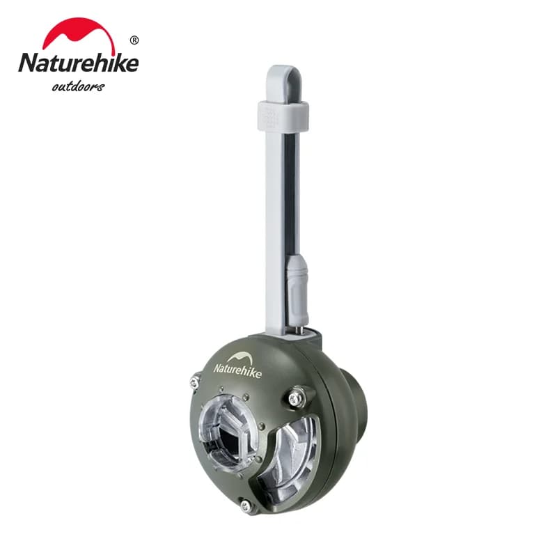 Pompa ad aria Naturehike Wind-nano 3.5Kpa ultraleggera per gonfiare materassini da esterno, 8 ugelli, tascabile, leggera e portatile per il campeggio
