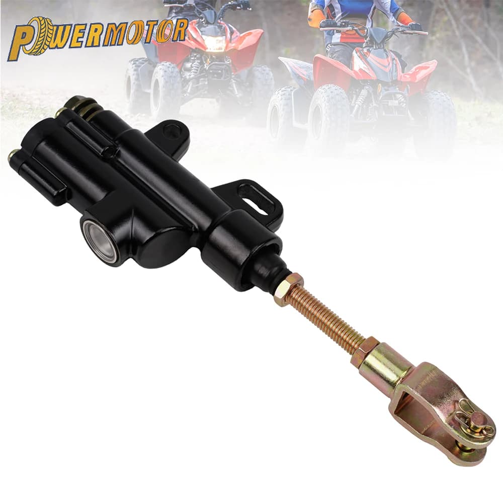 Motorcycle Rear Brake Pump For 50 70 110 125 150cc 250cc Universal Foot Hydraulic Brake Master Cylinder Quad Pit Dirt Bike ATV