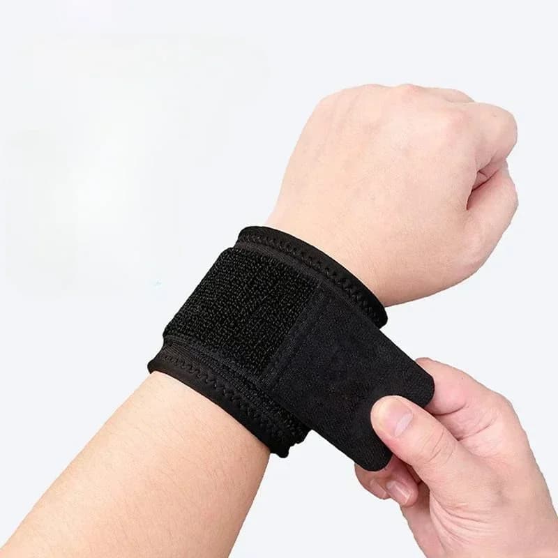 1pc cinturino di supporto per polso a compressione unisex donna uomo palestra allenamento tutore per polso fasciatura regolabile cinturino da polso protezione