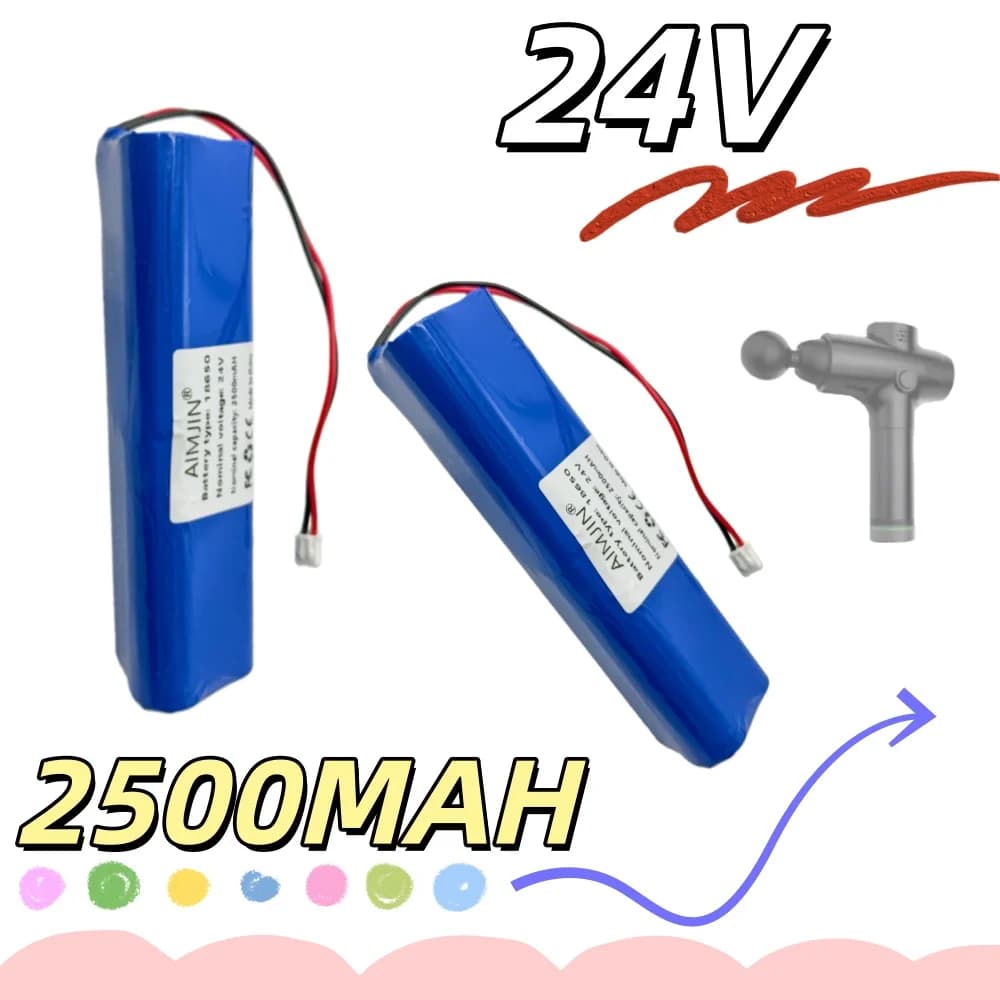 24V 2500mAH Band Gun Battery, Suitable for special battery for PHOENIX A1A2 Shaving Arm