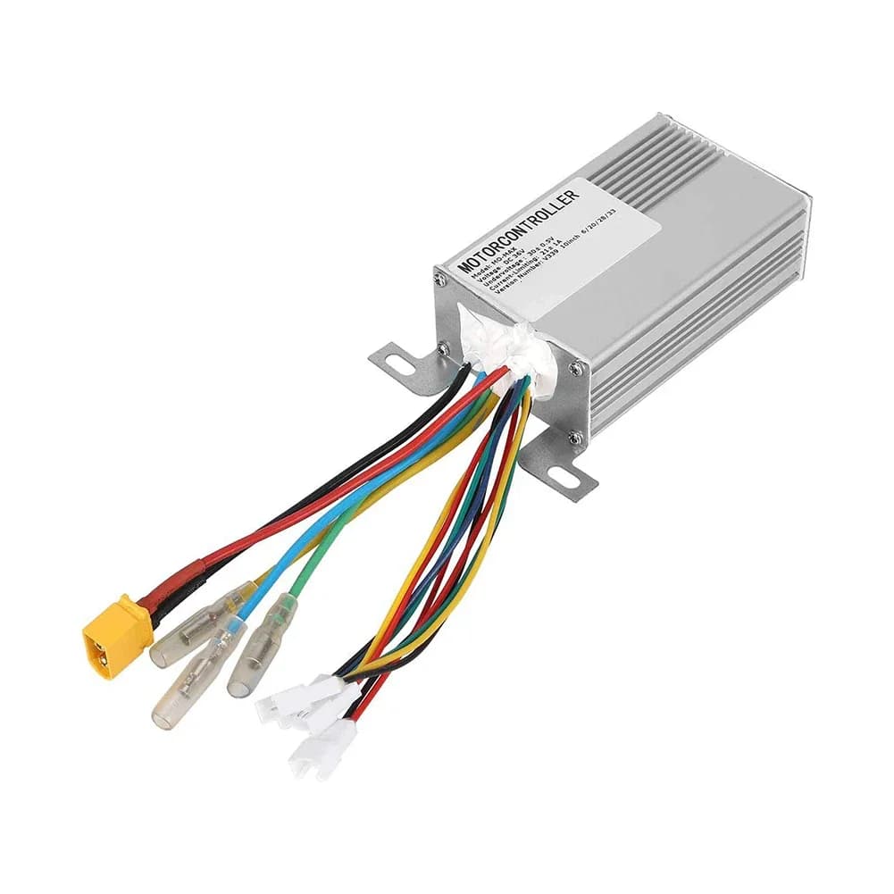 Parte di ricambio per scooter Controller per scooter elettrico Manutenzione scooter Uscita di potenza da 500 W Materiale in lega di alluminio