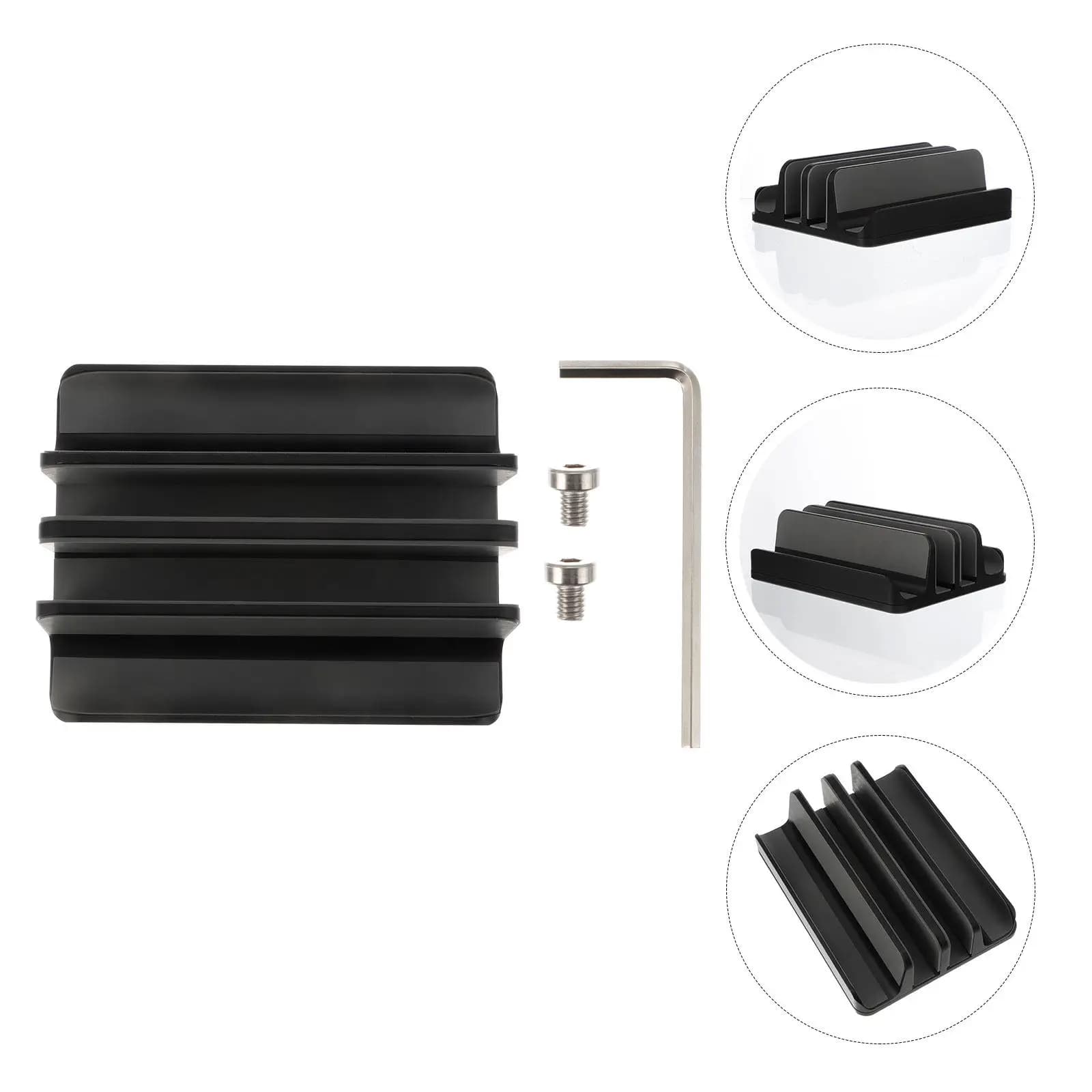 Supporto verticale per laptop Supporto da tavolo in lega di alluminio Resistente Stabile Leggero Design moderno Salvaspazio Ergonomico per notebook