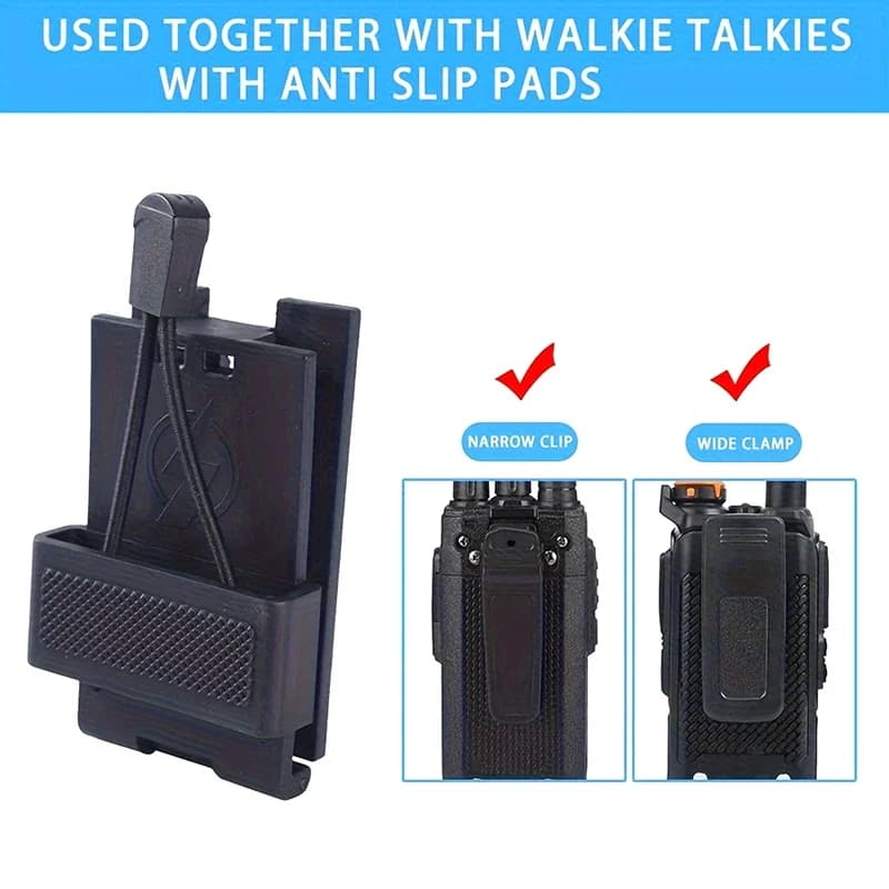 Utilità Molle Pocuh Walkie Talkie Fondina Cintura tattica Custodia radio Custodia radio bidirezionale Accessori Molle per Motorola APX