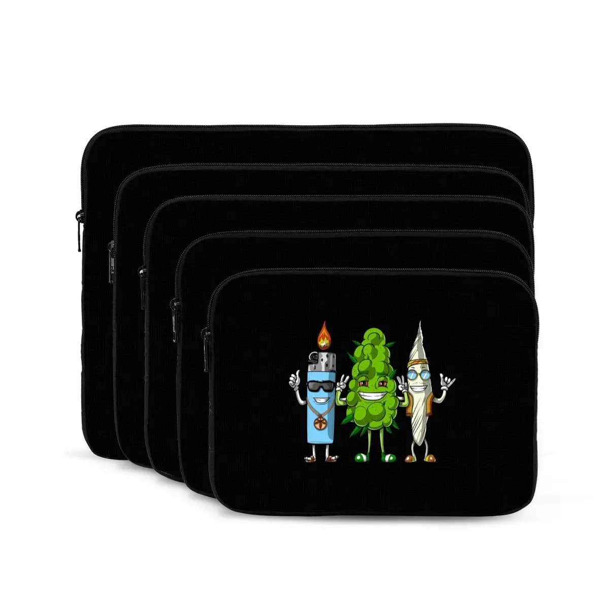 Weed Bud Joint Lighter Notebook Laptop Bag Case Pouch Notebook Sleeve Cover Bag Tablet Shockproof Case Bag