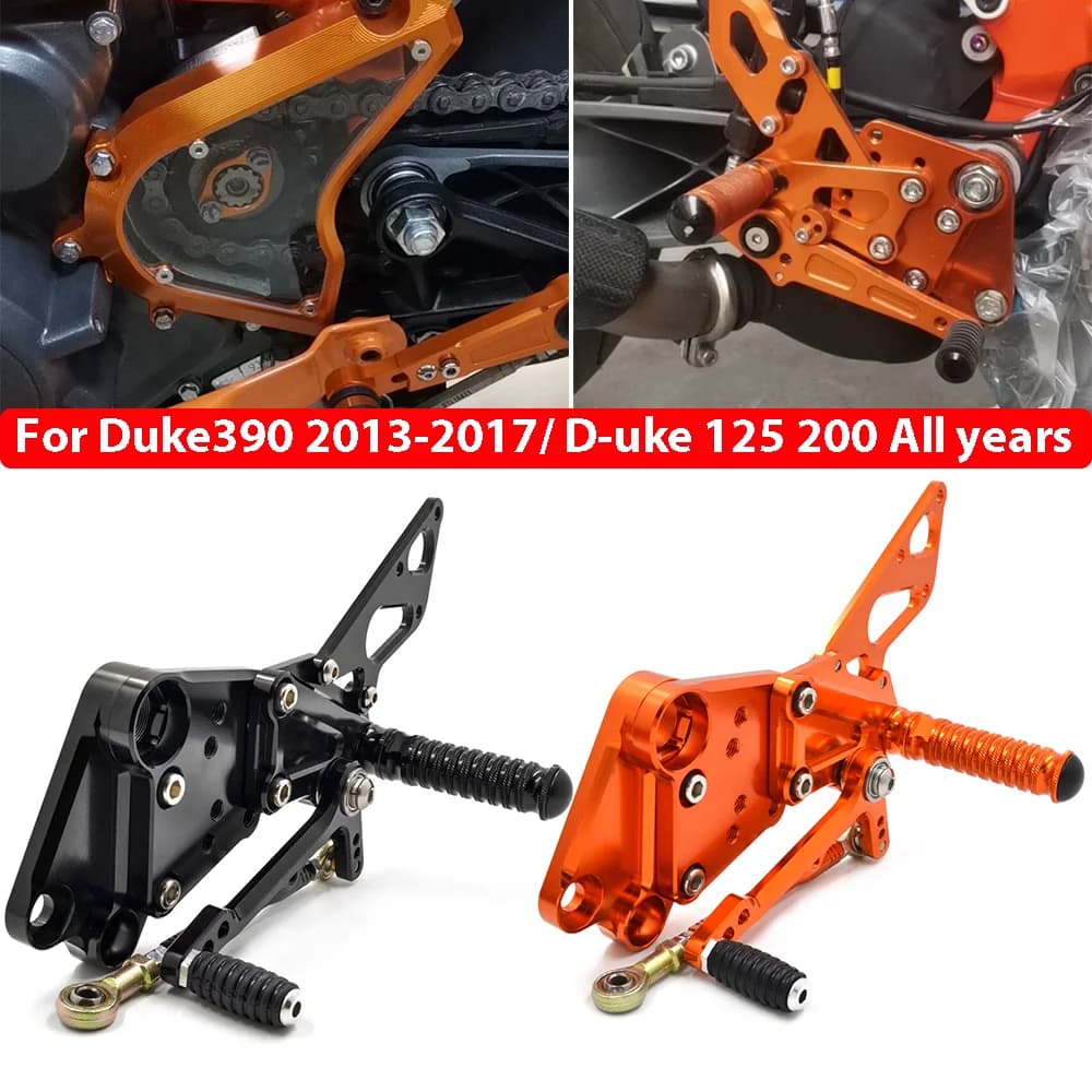 Pedane Per K-TM Duke 390 2013 2014 2015 2016 2017 D-uke 125 200 Duke125 Duke200 Tutti gli anni