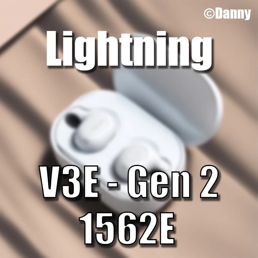 Waterproof Bluetooth Sports Headphones Danny Gen2 V3E TWS with Low Powers 1562E
