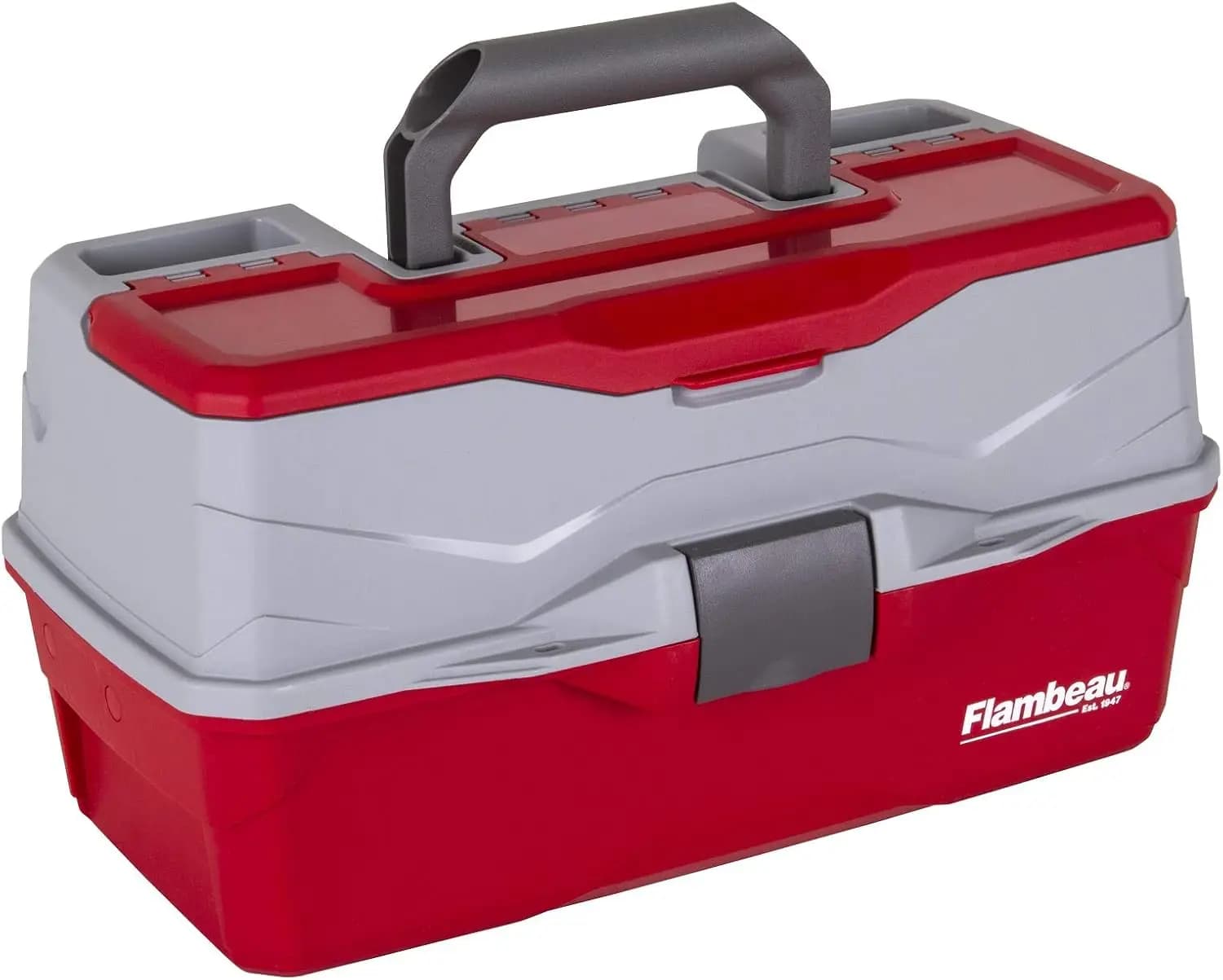 Box 3 Level Fishing Tools - Classic Organizer for baits, Large Portable Box with 32 Parts