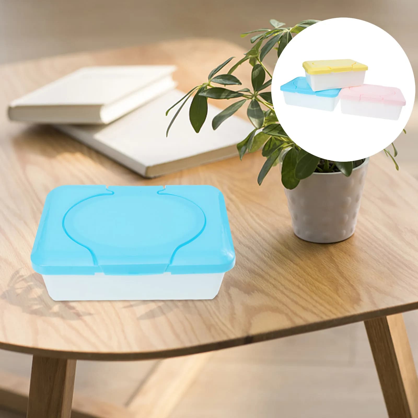 3Pcs Baby Wipes Holder Box Refillable Portable Plastic Dispenser Case for Nursery Stroller Desktop Box Baby Wipes Holder
