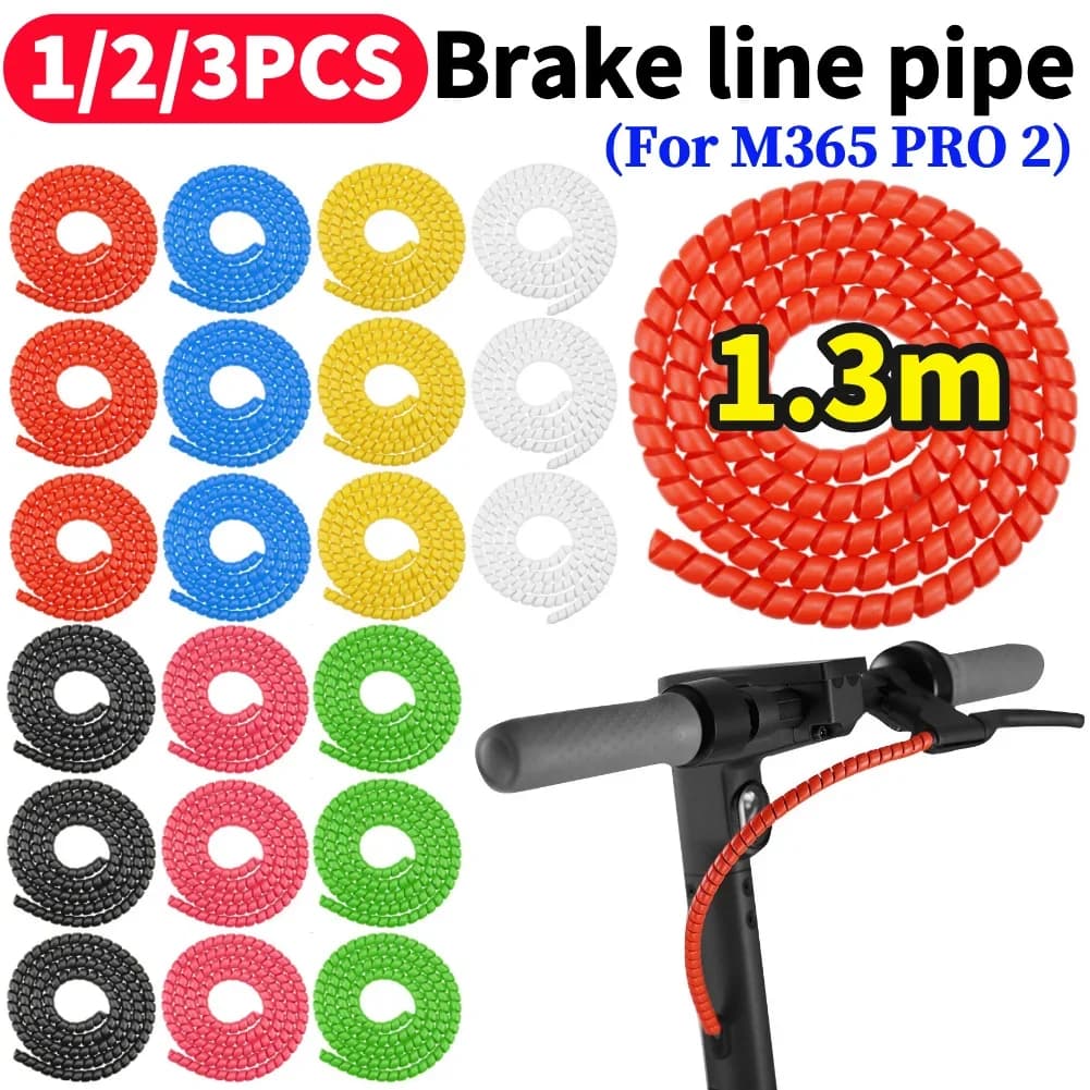 Copertura protettiva per linea scooter elettrico da 1,3 m Copertura protettiva universale per cavo scooter elettrico per accessori M365 PRO 2