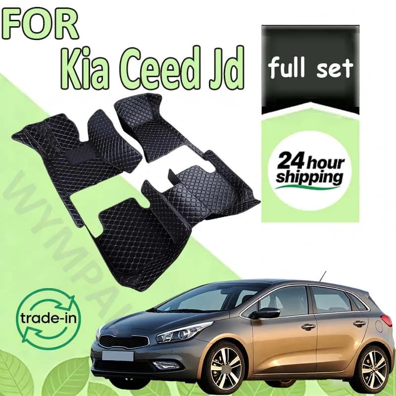 Tappetino per Auto per Kia Ceed Jd 2014 2015 2016 2017 2018 2019 2020 uomo antiscivolo Luxury Woman Foot Pad Auto interni tappeti accessorio